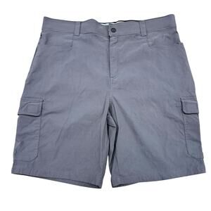 ORVIS Voyager Gray Men’s Soft Cargo Shorts Size 38